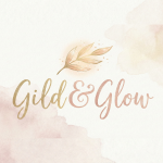 Gild and Glow Logo for Pinterest