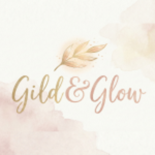 Gild and Glow Logo for Pinterest